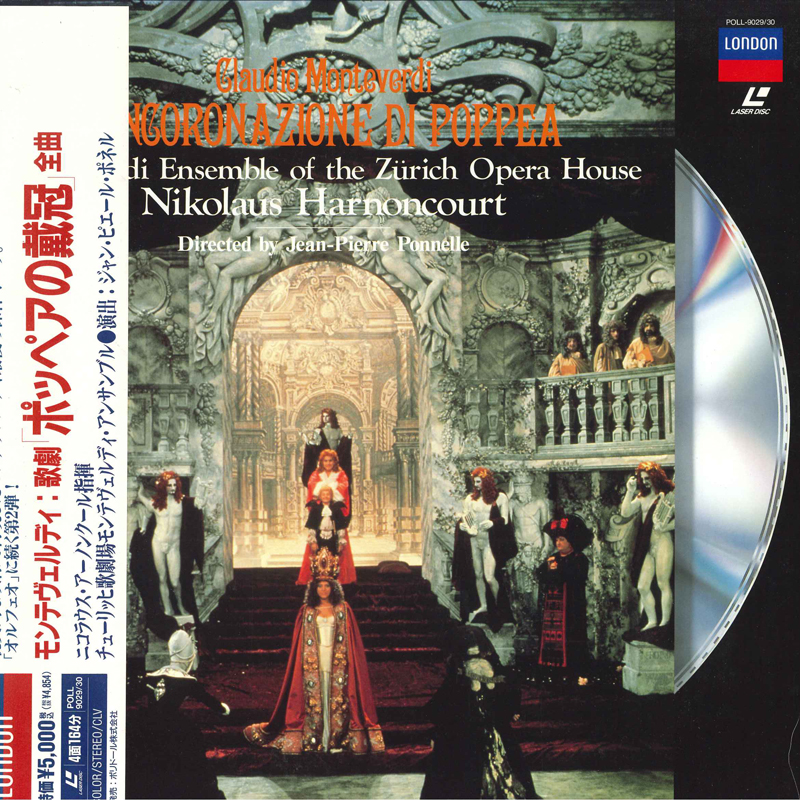 Monteverdi - All songs in the opera Poppea Records Mail Order RECORD ...